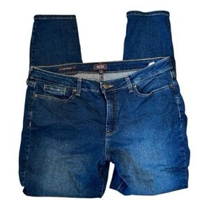 NYDJ Ami Skinny Ankle Jeans Blue Denim Size 12